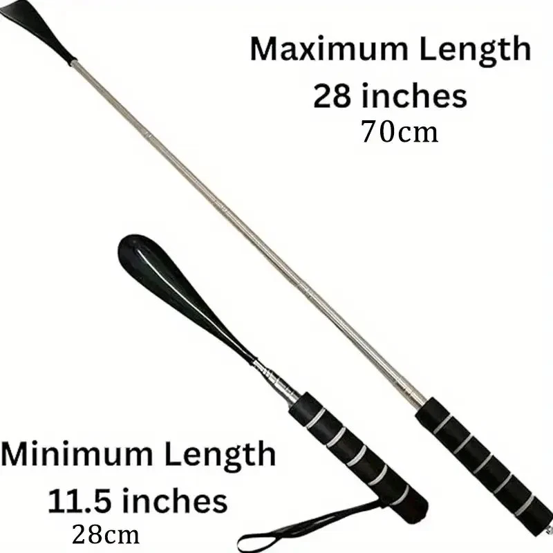 Shoe Horn Extra Long Handle Stainless Steel 28" Handled Metal Shoehorn Horns