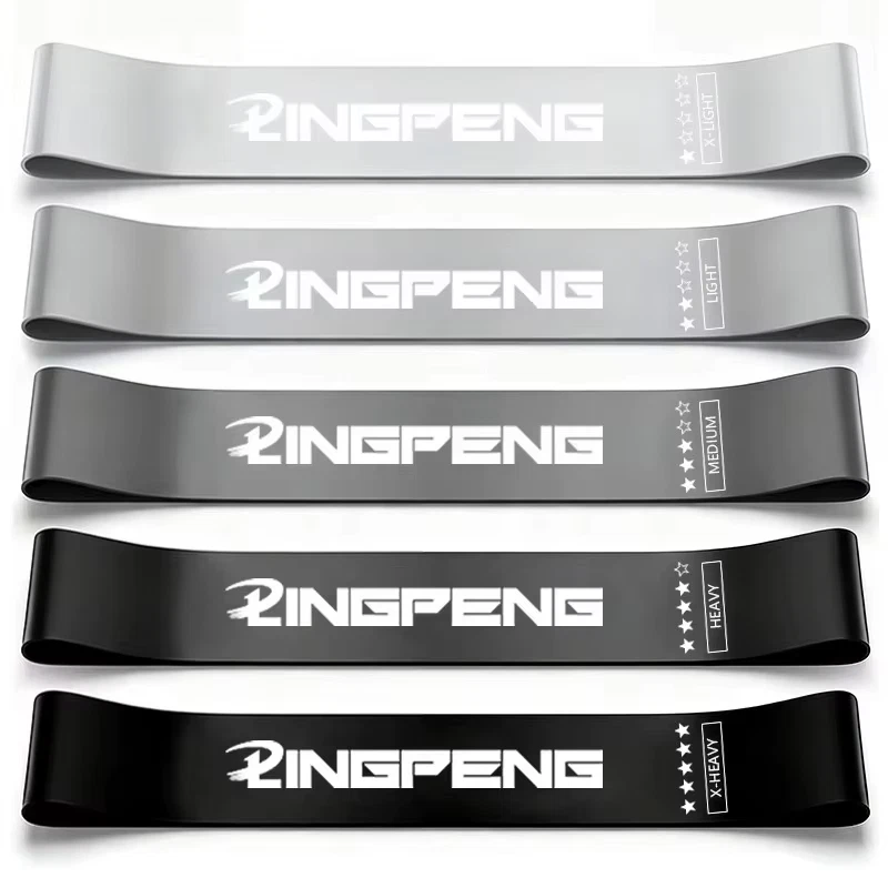 Resistance Bands Set of 5 Loop Exercise Bands for Yoga Fitness Workout Gym