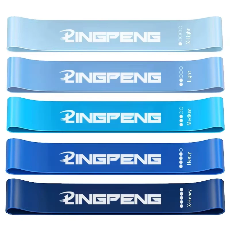 Resistance Bands Set of 5 Loop Exercise Bands for Yoga Fitness Workout Gym