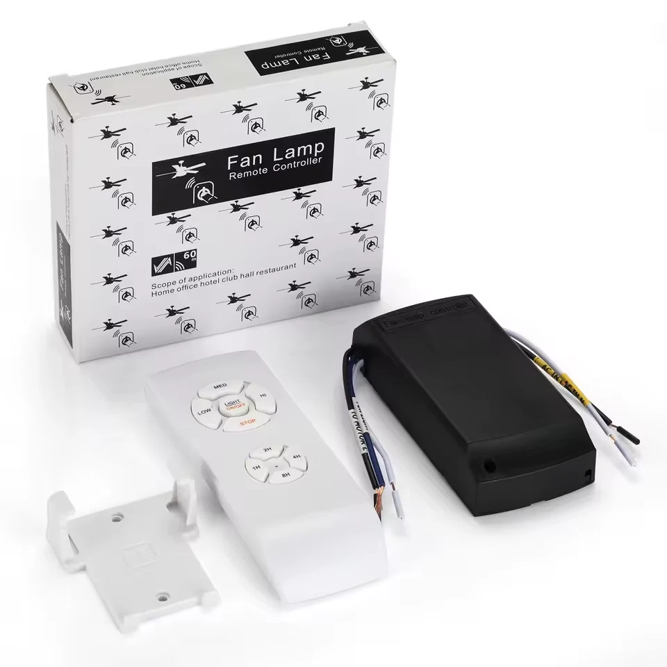 Universal Ceiling Fan Lamp Light Remote Control Receiver Kit Timing Wireless 15M