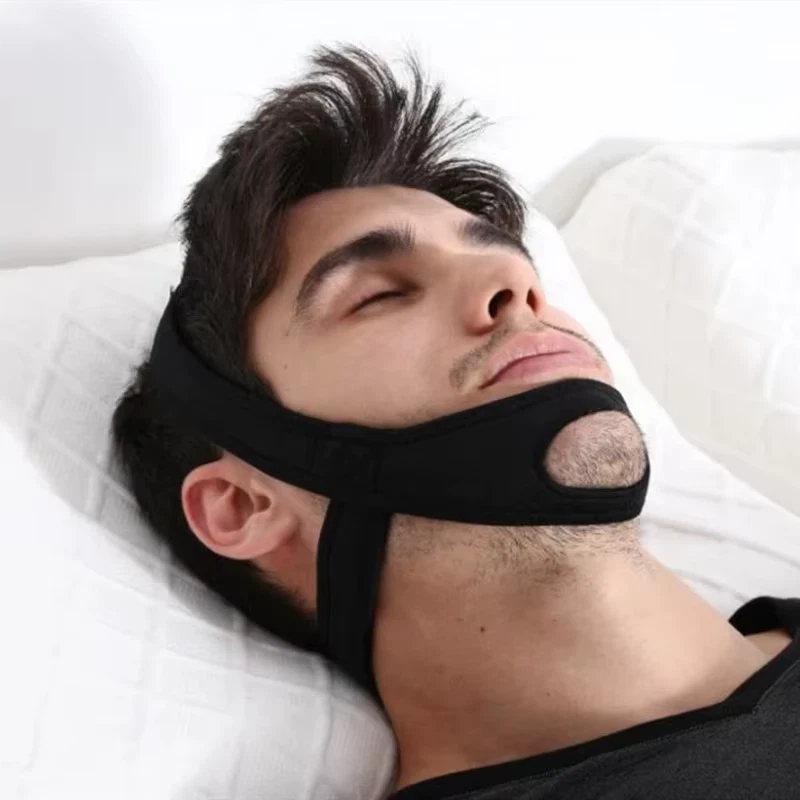 Snore Stop Anti Snoring Chin Strap Sleep Apnea Belt Snoreless Sleep Jaw Solution