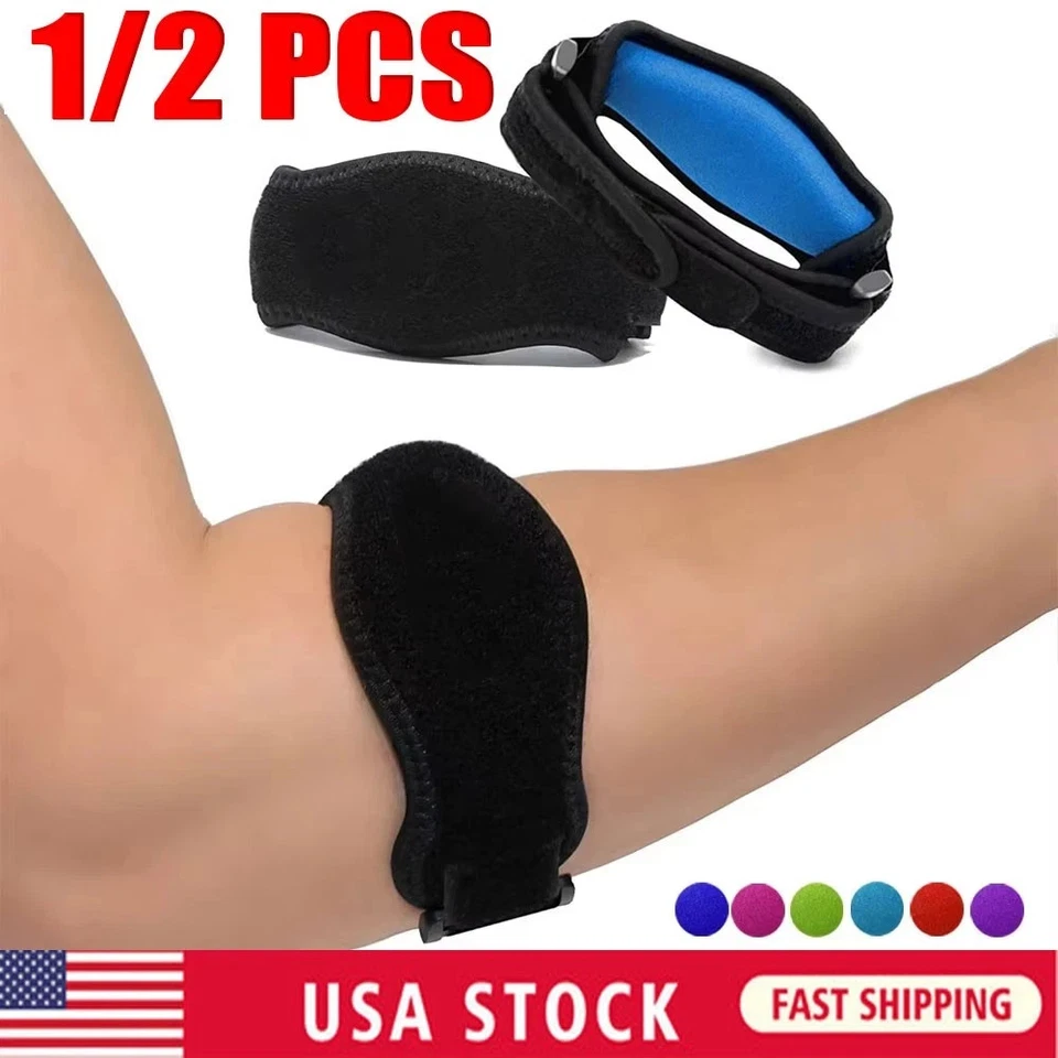 Tennis Elbow Brace Support Arthritis Tendonitis Arm Joint Strap Band Wrap Sports